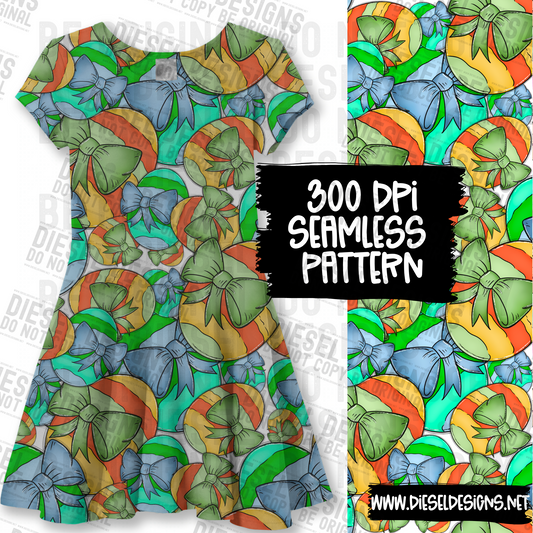 Gender Neutral Easter   | 300 DPI | 12" x 12" | Seamless File