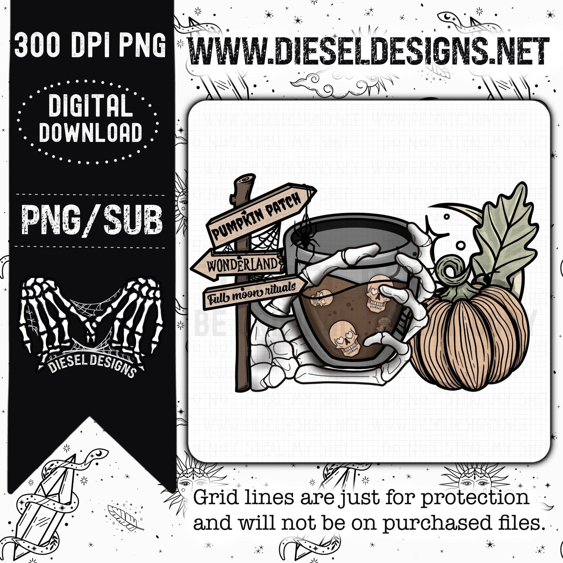 Pumpkin Patch | 300 DPI | Transparent PNG |