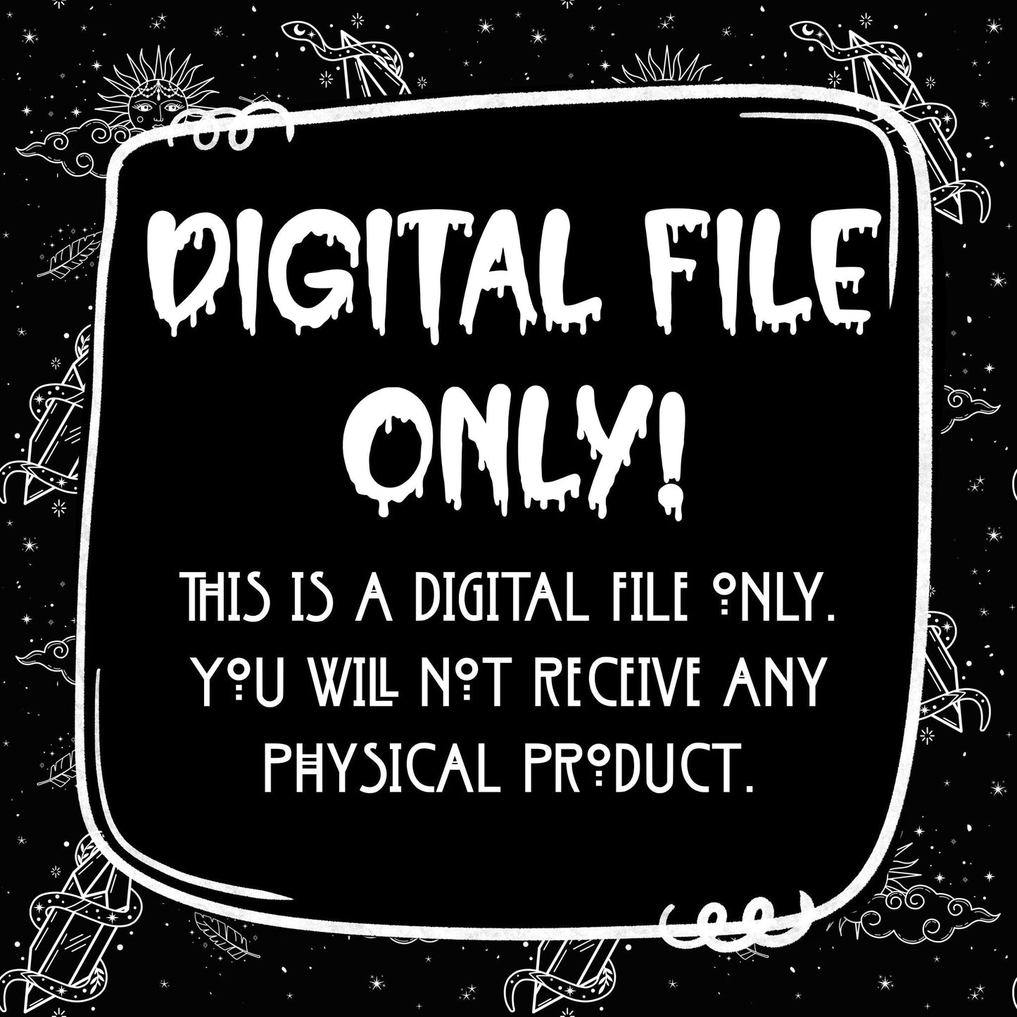 Creepmas Greeting PNG | 300 DPI | Transparent PNG