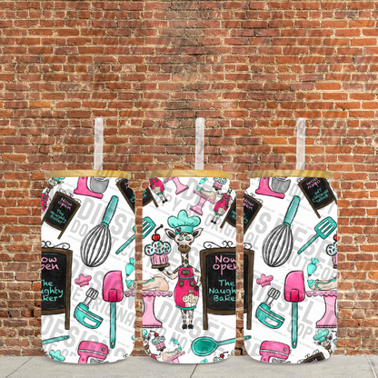 Naughty Libby Tumbler Wrap | 300 DPI | 20 oz Skinny Tumbler Wrap