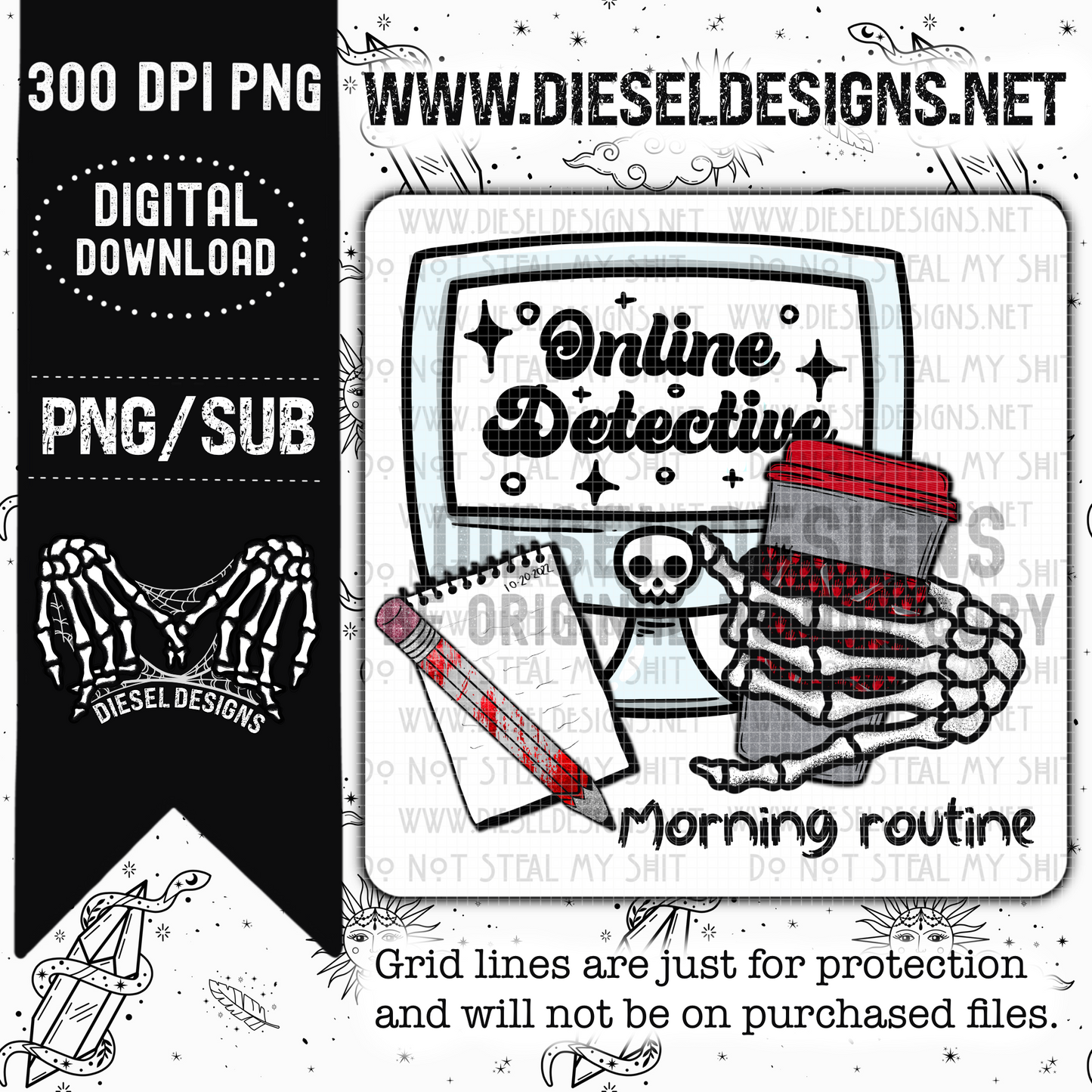 Morning Routine PNG  | 300 DPI | Transparent PNG