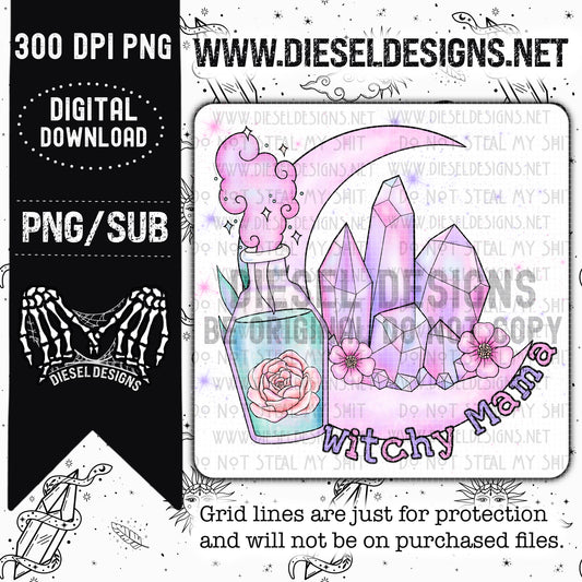 Witchy Mama | 300 DPI | PNG