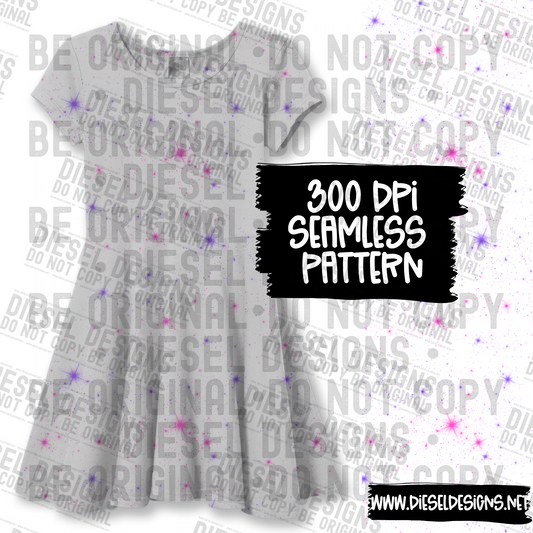 Witchy Sparkles White  | 300 DPI | 12" x 12" | Seamless File